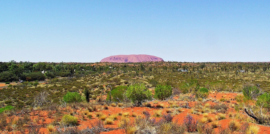 Wahrzeichen Australiens - der Ayers Rock